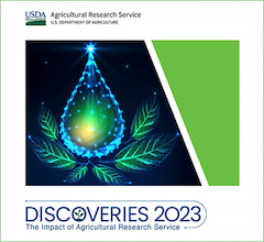 USDA ARS Scientific Discoveries 2023 report cover